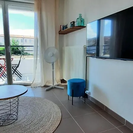 Cosy T3 Gare Terrasse + Parking Apartment Sète